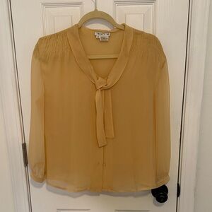 Tracy M Women's Mustard Blouse